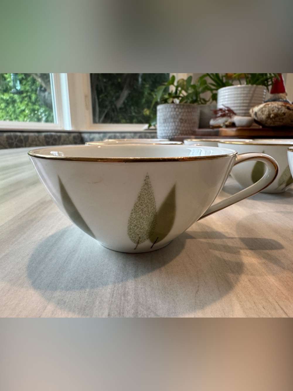 Vintage Noritake Sugi, 6030 Tea Cups three sets of 6 plus 3 single cups